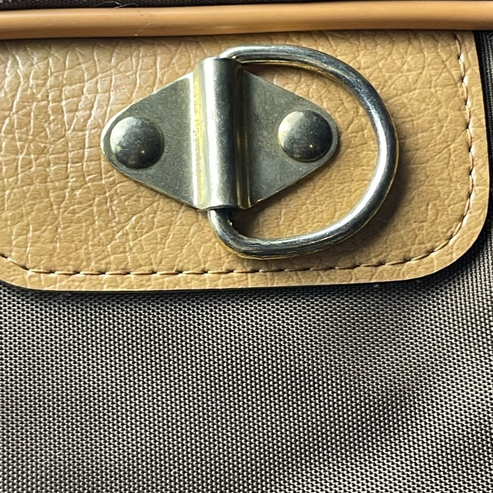 Samsonite Vintage Tan Crossbody Carry On Travel Bag Shoulder Purse​​ - Picture 6 of 9